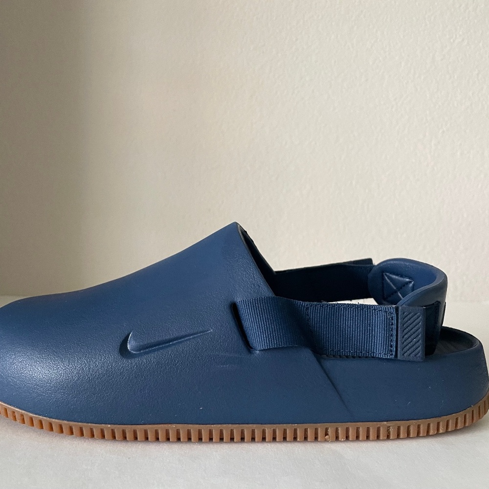 Nike Calm Men's Mules  Navy/Gum Medium